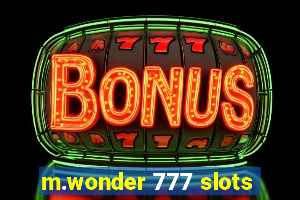 m.wonder 777 slots